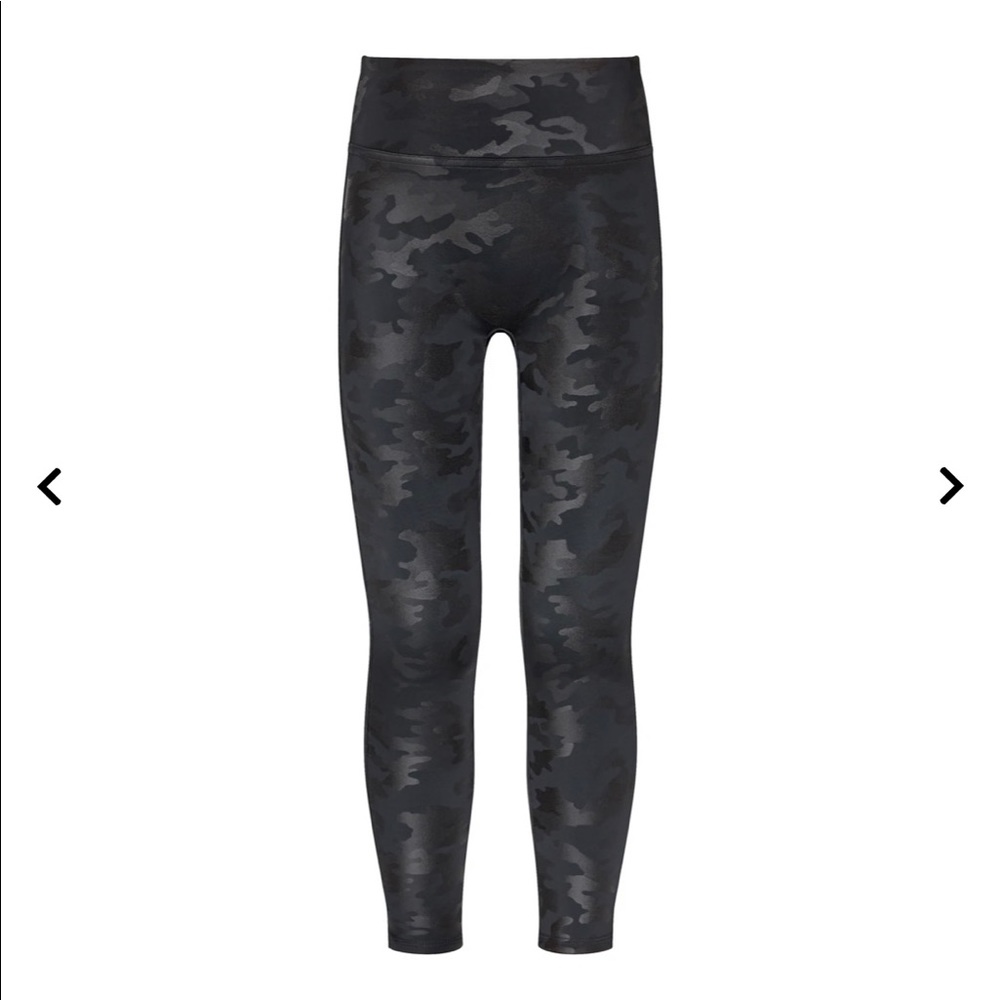 Spanx Girls Camo Faux Leather Leggings
